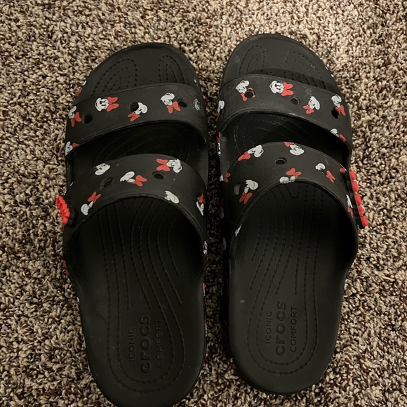 Disney Parks Exclusive Minnie Mouse Sandal Crocs Women’s 10 - Picture 5 of 8